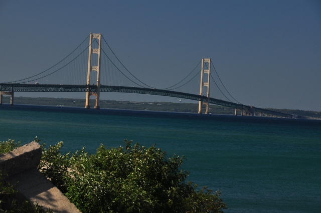 the Mackinaw Bridge